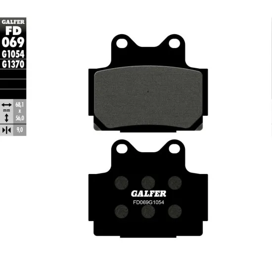 Предни/Задни мото накладки Galfer SEMI METAL FD069G1054 - Накладки от марка GALFER
