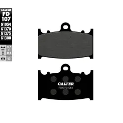 Предни/Задни мото накладки Galfer SEMI METAL FD107G1054