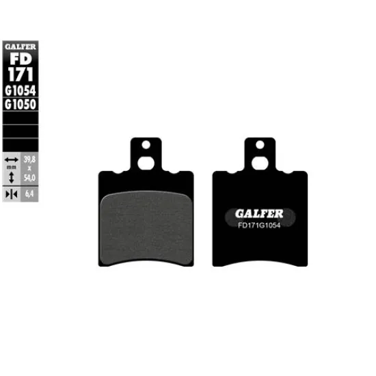 Предни/Задни мото накладки Galfer SEMI METAL FD171G1054 - Накладки от марка GALFER