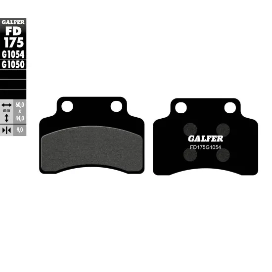 Предни/Задни мото накладки Galfer SEMI METAL FD175G1054 - Накладки от марка GALFER