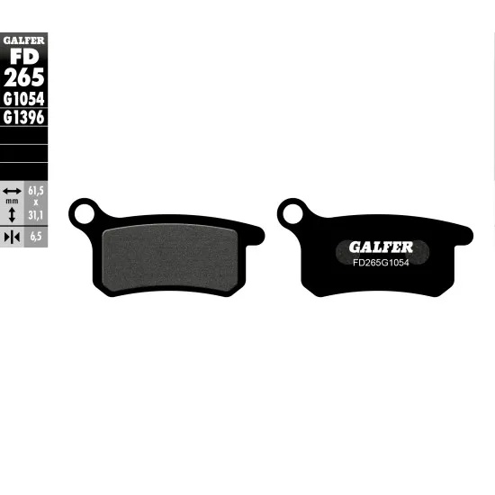 Предни/Задни мото накладки Galfer SEMI METAL FD265G1054 - Накладки от марка GALFER
