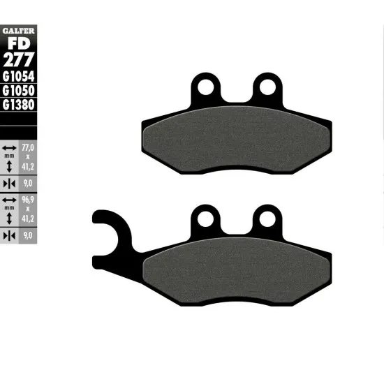 Предни/Задни мото накладки Galfer SEMI METAL FD277G1054 - Накладки от марка GALFER