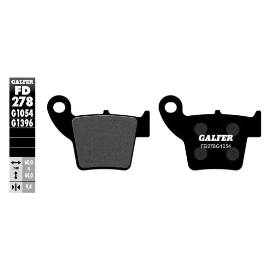 Задни мото накладки Galfer SEMI METAL FD278G1054 - Накладки от марка GALFER