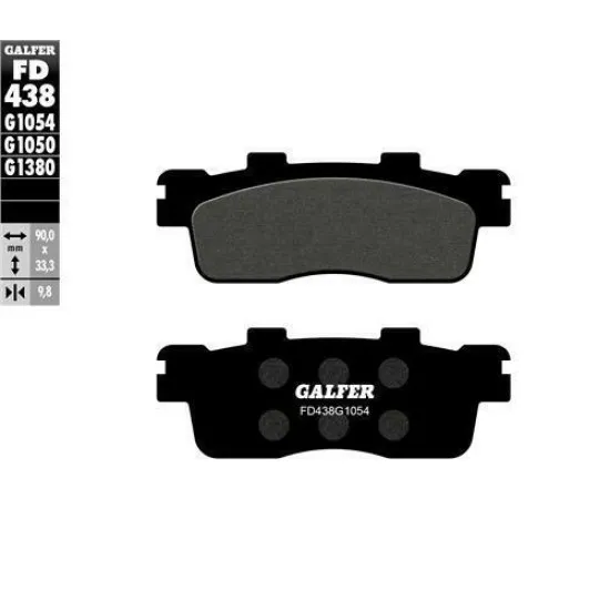 Задни мото накладки Galfer SEMI METAL FD438G1054 - Накладки от марка GALFER
