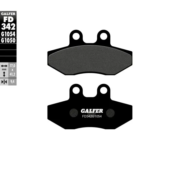 Предни мото накладки Galfer SEMI METAL FD342G1054 - Накладки от марка GALFER