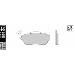Предни мото накладки Galfer SEMI METAL FD355G1054