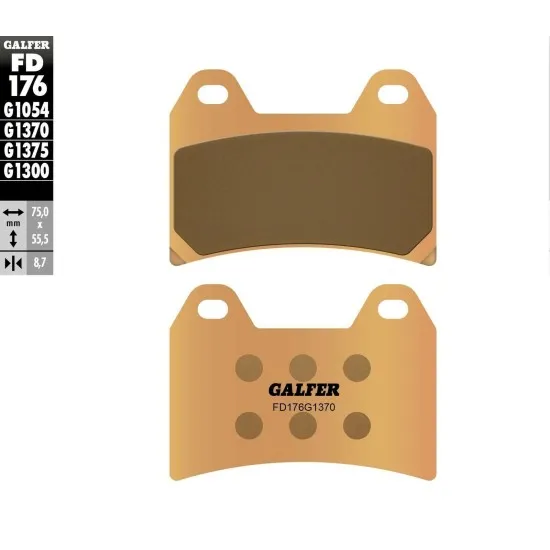 Предни мото накладки Galfer SINTERED COMPOUND FD176G1370 - Накладки от марка GALFER