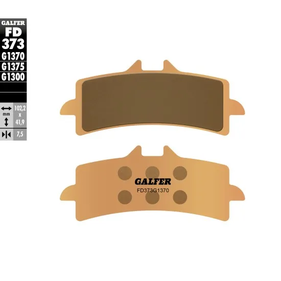 Предни мото накладки Galfer SINTERED COMPOUND FD373G1370 - Накладки от марка GALFER