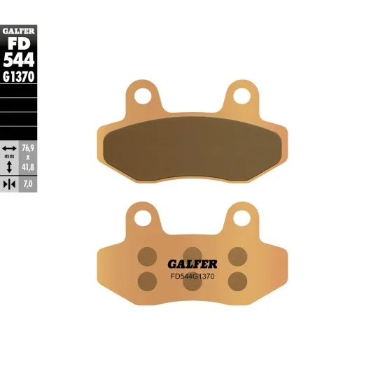 Предни мото накладки Galfer SINTERED COMPOUND FD544G1370 - Накладки от марка GALFER