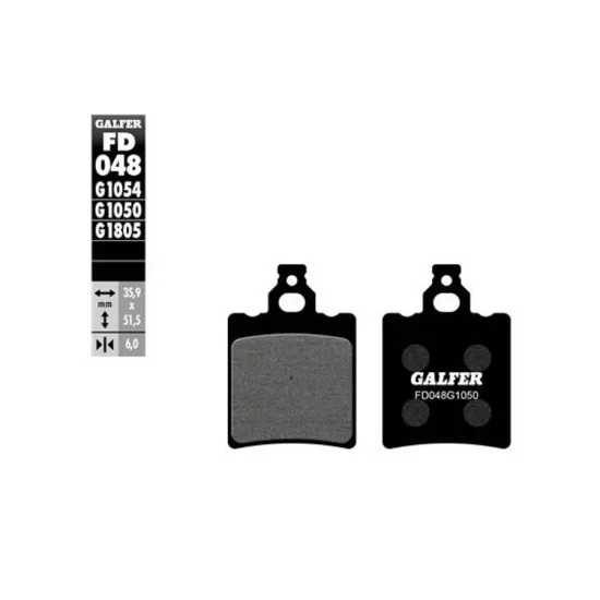 Предни/задни мото накладки Galfer SCOOTER FD048G1050 - Накладки от марка GALFER