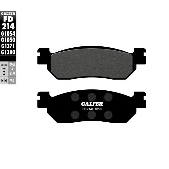 Предни/задни мото накладки Galfer SCOOTER FD214G1050 - Накладки от марка GALFER