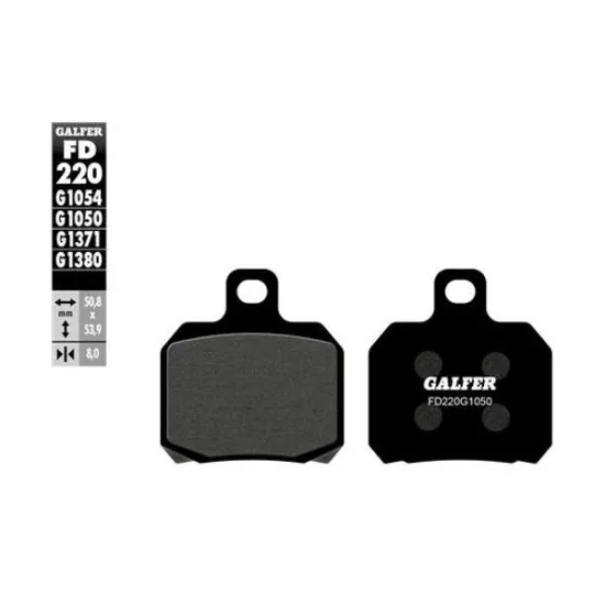 Предни/задни мото накладки Galfer SCOOTER FD220G1050 - Накладки от марка GALFER