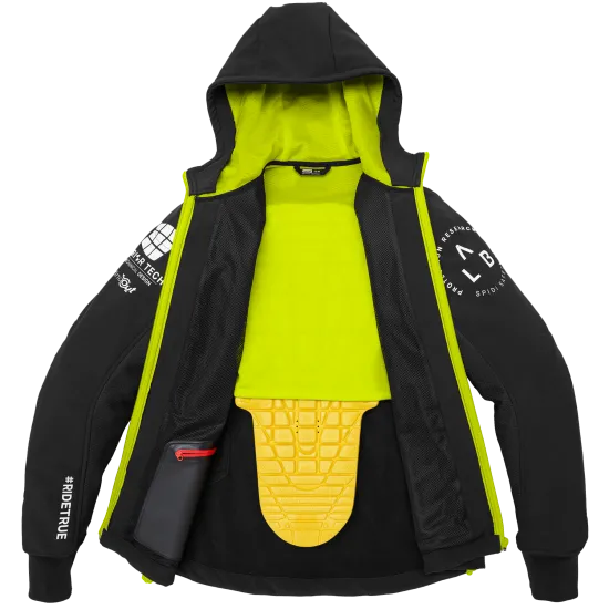 Мото Яке SPIDI HOODIE ARMOR EVO FLUO - Текстилни якета от марка SPIDI