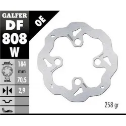 Преден спирачен диск Galfer WAVE FIXED 184x2,9mm DF808W