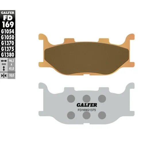 Предни мото накладки Galfer SINTERED COMPOUND FD169G1375 - Накладки от марка GALFER
