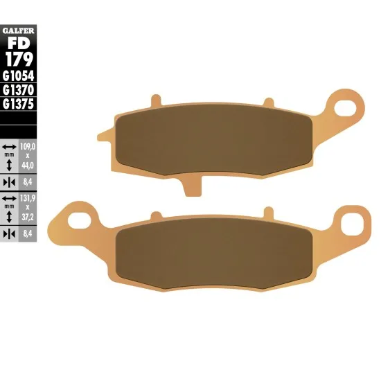 Предни мото накладки Galfer SINTERED COMPOUND FD179G1375 - Накладки от марка GALFER