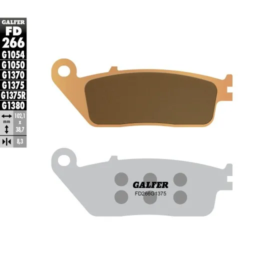 Предни мото накладки Galfer SINTERED COMPOUND FD266G1375 - Накладки от марка GALFER