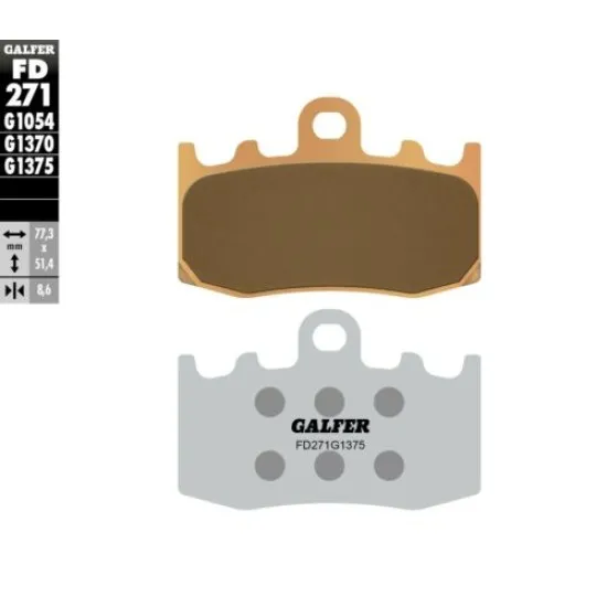 Предни мото накладки Galfer SINTERED COMPOUND FD271G1375 - Накладки от марка GALFER