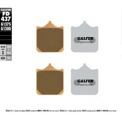 Предни мото накладки Galfer SINTERED COMPOUND FD437G1375