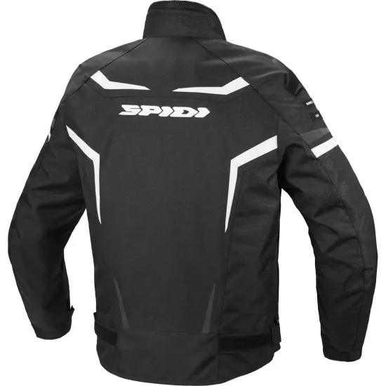 ТЕКСТИЛНО МОТО ЯКЕ SPIDI SPORTMASTER H2OUT BLACK/WHITE - Текстилни якета от марка SPIDI