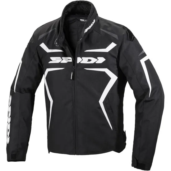 ТЕКСТИЛНО МОТО ЯКЕ SPIDI SPORTMASTER H2OUT BLACK/WHITE - Текстилни якета от марка SPIDI