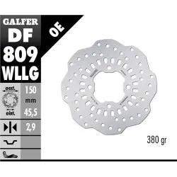 Заден спирачен диск Galfer WAVE FIXED FULL TYPE 150x2.9mm DF809WLLG