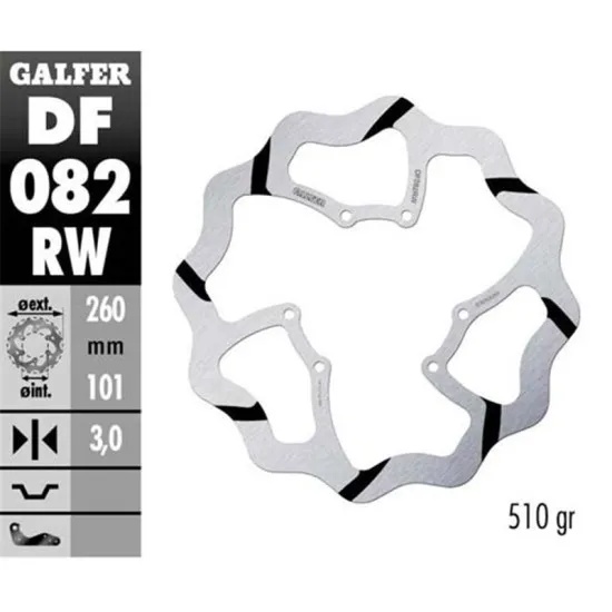Преден спирачен диск Galfer WAVE FIXED 260x3mm DF082W - Спирачни дискове от марка GALFER