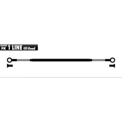 Спирачен маркуч Galfer METALLIC LINES 1 TUBE WITH PROTECTOR BLACK-BRASS FK103C118