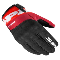 Текстилни мото ръкавици SPIDI Flash-KP Tex Black/Red