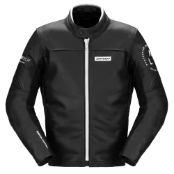 Кожено мото яке SPIDI Genesis Black/White