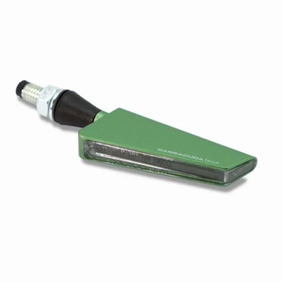LED мото мигачи BARRACUDA SQ-LED B-LUX GREEN - Мото светлини от марка Barracuda