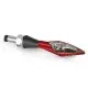 LED мото мигачи BARRACUDA X-LED B-LUX RED - Мото светлини от марка Barracuda