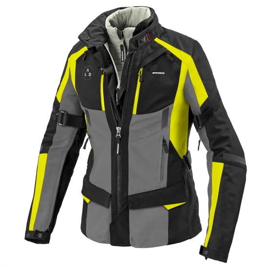 Дамско текстилно яке SPIDI 4 SEASON EVO Yelllow fluo - Дамски текстилни якета от марка SPIDI