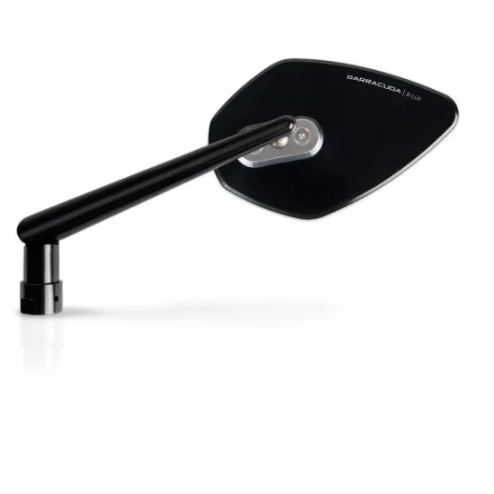 Огледала за мотор BARRACUDA SKIN-X BAR B-LUX BLACK - Мото огледала от марка Barracuda