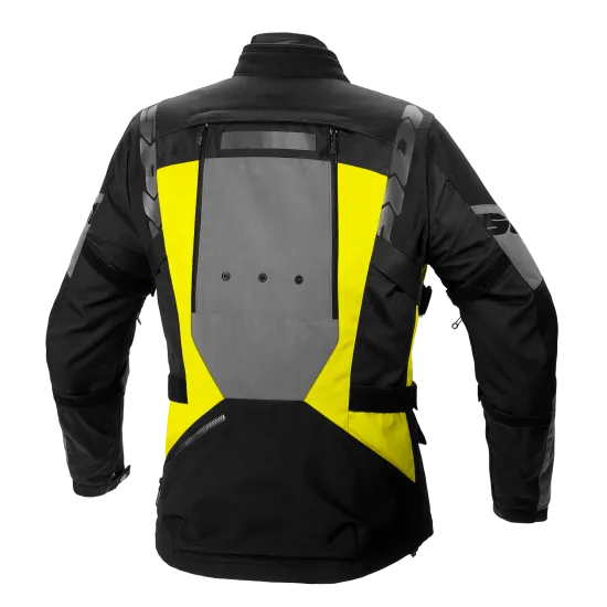 Текстилно мото яке SPIDI 4 SEASON EVO Yellow Fluo - Текстилни якета от марка SPIDI