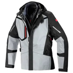 Текстилно мото яке SPIDI Mission-T H2Out Black/Ice