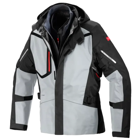 Текстилно мото яке SPIDI Mission-T H2Out Black/Ice - Текстилни якета от марка SPIDI