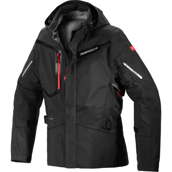 Текстилно мото яке SPIDI Mission-T Shield Black - Текстилни якета от марка SPIDI