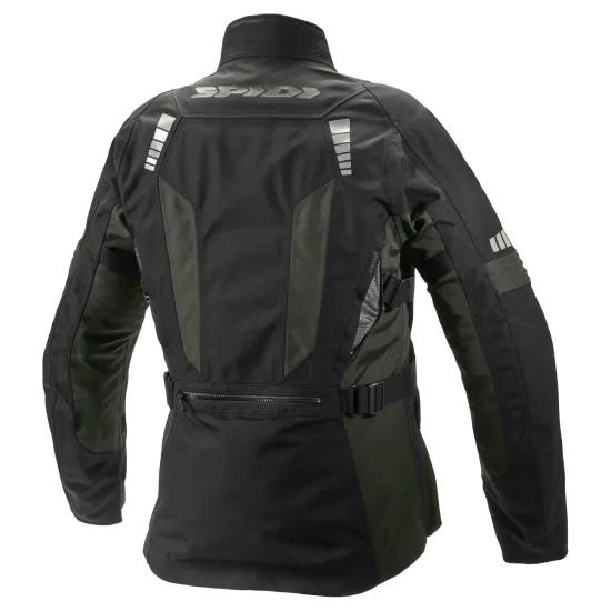 Текстилно мото яке SPIDI Outlander H2Out Dark green/Black - Текстилни якета от марка SPIDI