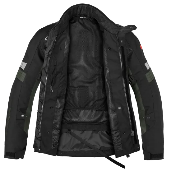 Текстилно мото яке SPIDI Outlander H2Out Dark green/Black - Текстилни якета от марка SPIDI