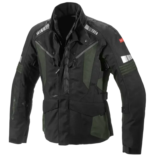 Текстилно мото яке SPIDI Outlander H2Out Dark green/Black - Текстилни якета от марка SPIDI