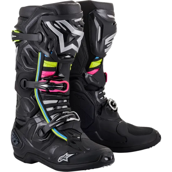 Мотокрос ботуши ALPINESTARS Tech 10 Supervented BLACK - Мотокрос ботуши от марка Alpinestars