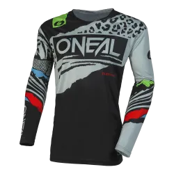 Детска мотокрос блуза O'NEAL MAYHEM WILD V.23 BLACK/GRAY