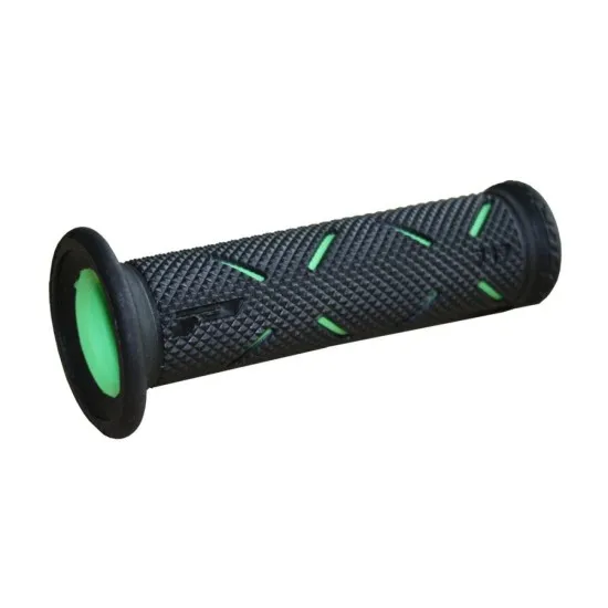 Мотокрос ръкохватки PROGRIP 717 Double Density BK/GREEN - Мото ръкохватки от марка Progrip