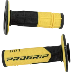 Мотокрос ръкохватки PROGRIP 801 Hybrid Duo-Density BLACK/YELLOW