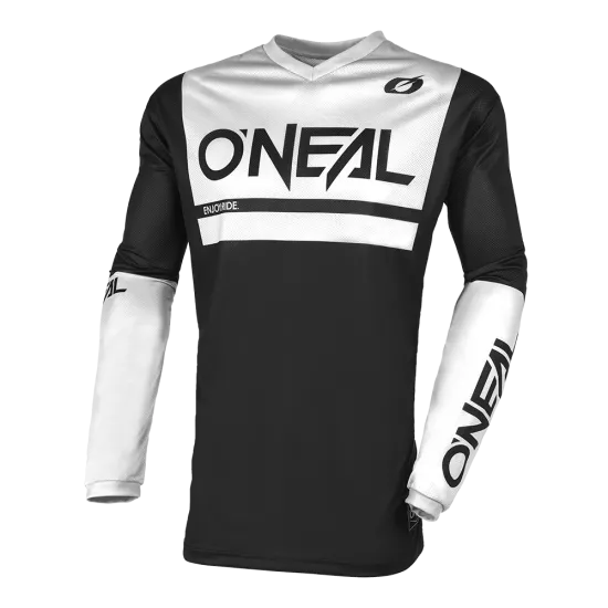 Мотокрос блуза ONEAL THREAT AIR V.23 BLACK/WHITE - Мотокрос джърси от марка ONeal