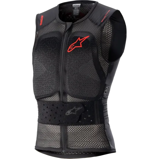 Протекторна жилетка ALPINESTARS Nucleon Flex Pro Protection BLACK/RED - Ризници за мотор от марка Alpinestars