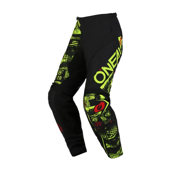 Мотокрос брич ONEAL ELEMENT ATTACK V.23 BLACK/NEON YELLOW - Мотокрос брич от марка ONeal