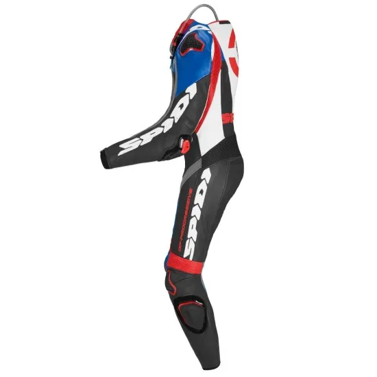 Кожен мото екип SPIDI DP-PROGRESSIVE PRO Black/Red/Blue - Мото екипи от марка SPIDI