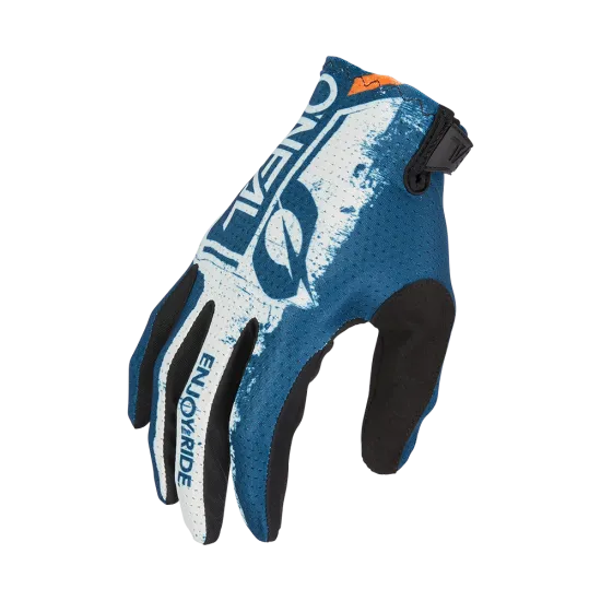 Мотокрос ръкавици ONEAL MATRIX SHOCKER V.23 BLUE/ORANGE - Мотокрос ръкавици от марка ONeal